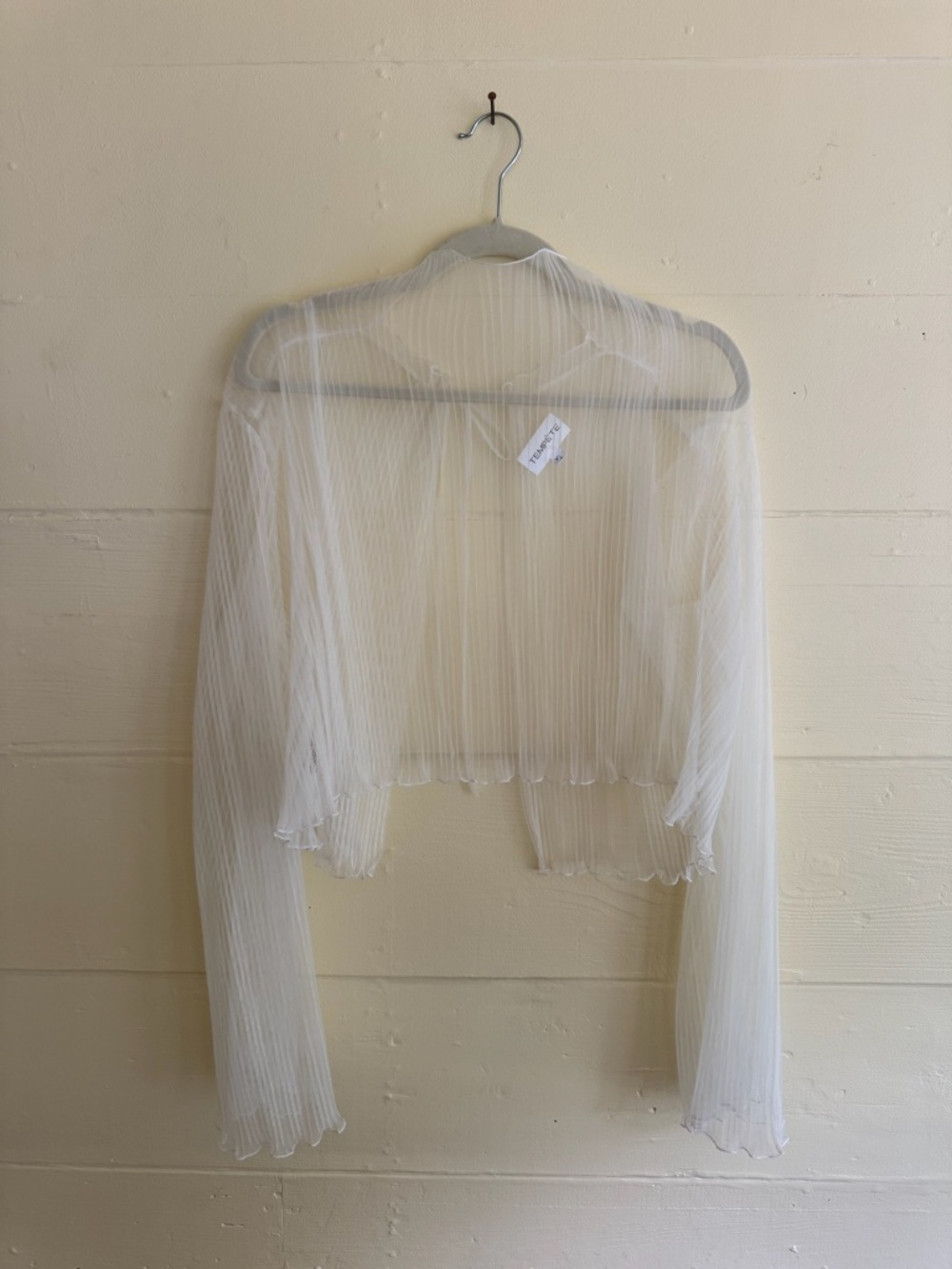 Pleated Tulle Bridal Topper